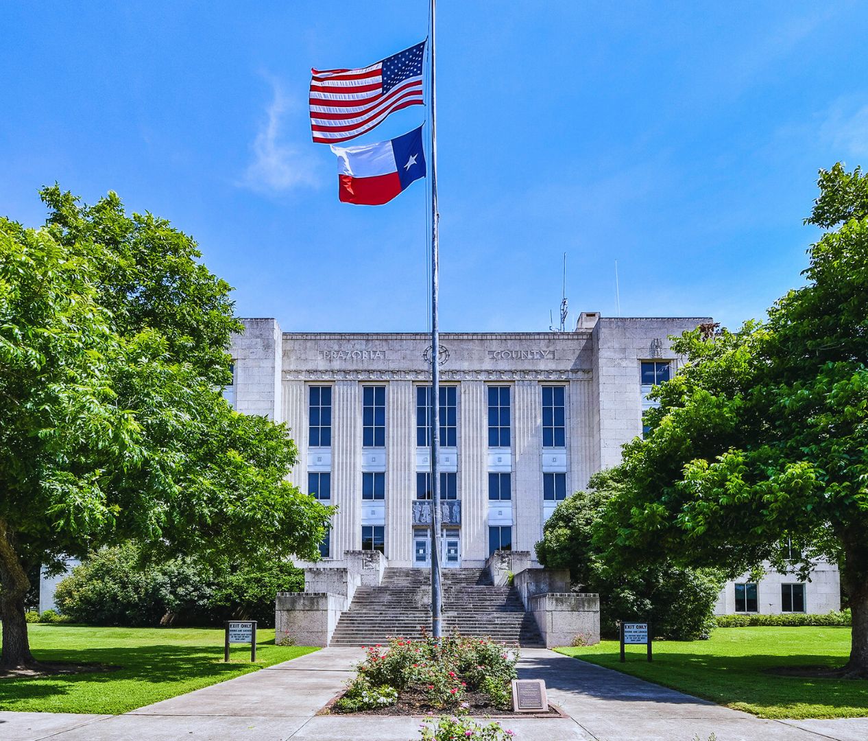 The Brazoria County Courthouse, Brazoria County, TX