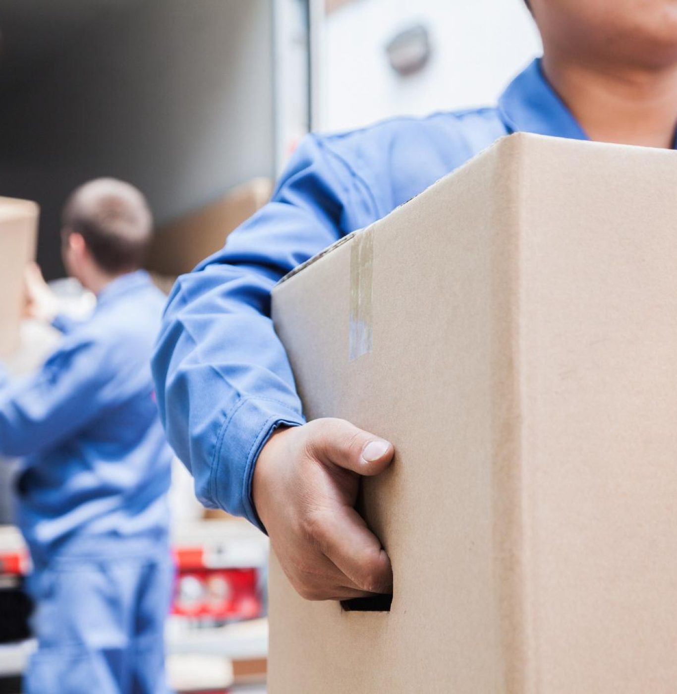 Reliable movers in Austin, TX loading furniture for a residential relocation